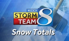 爱荷华州降雪总量：湿雪在该州部分地区积累