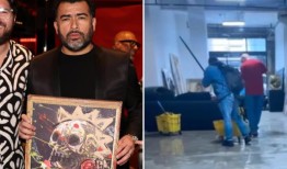 艺术家恩里克·卡布雷拉声称水管破裂毁了价值2500万美元的画作