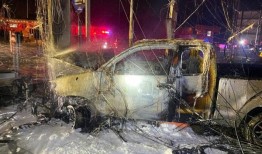 芭堤雅高速车祸引发爆炸和停电