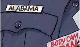 阿拉巴马州随身摄像机的规定像胶带一样透明