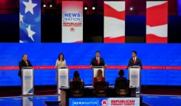 在阿拉巴马州进行了激烈的辩论后，德桑蒂斯、黑利和拉马斯瓦米在爱荷华州进行了宣传