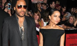 佐伊·克拉维茨给爸爸莱尼在电影里客串了一个“有趣的”角色