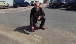 企业主在圣玛丽教堂附近猛撞双黄线