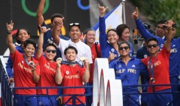 菲律宾为两枚奥运体操金牌的尤洛举行了胜利游行