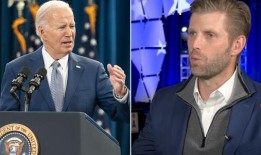 “我们有6英尺5英寸的男子在女子比赛中游泳!”埃里克·特朗普抨击乔·拜登的变性“弱点”