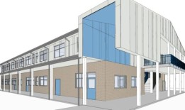 兰兹代尔基督教学校耗资650万美元新建了一座教学楼，尽管存在交通问题，但学校还是批准了一条通道