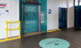 为了减少事故，火车站的安全设施被赋予了人形面孔